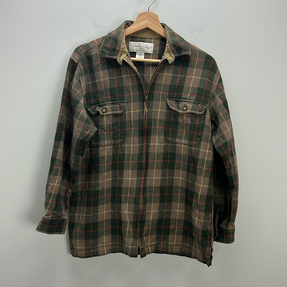 Tasha Polizzi For T.P. Saddleblanket & CO Flannel Shacket Full Zip Womens Medium - Picture 1 of 7